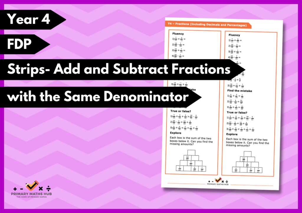 fractions and decimals problem solving year 4