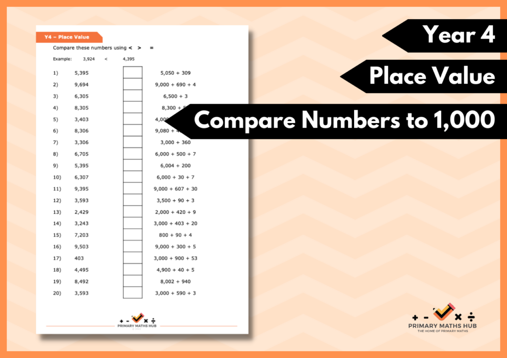 year 4 problem solving place value