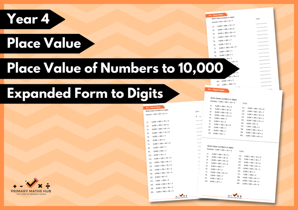 year 4 problem solving place value