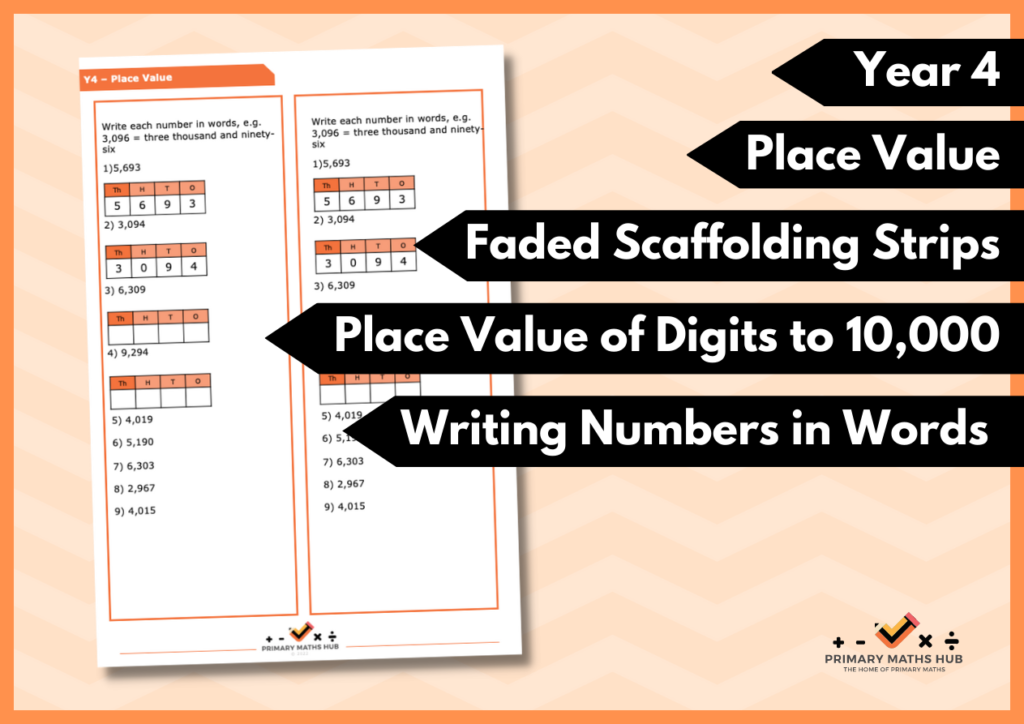 year 4 problem solving place value