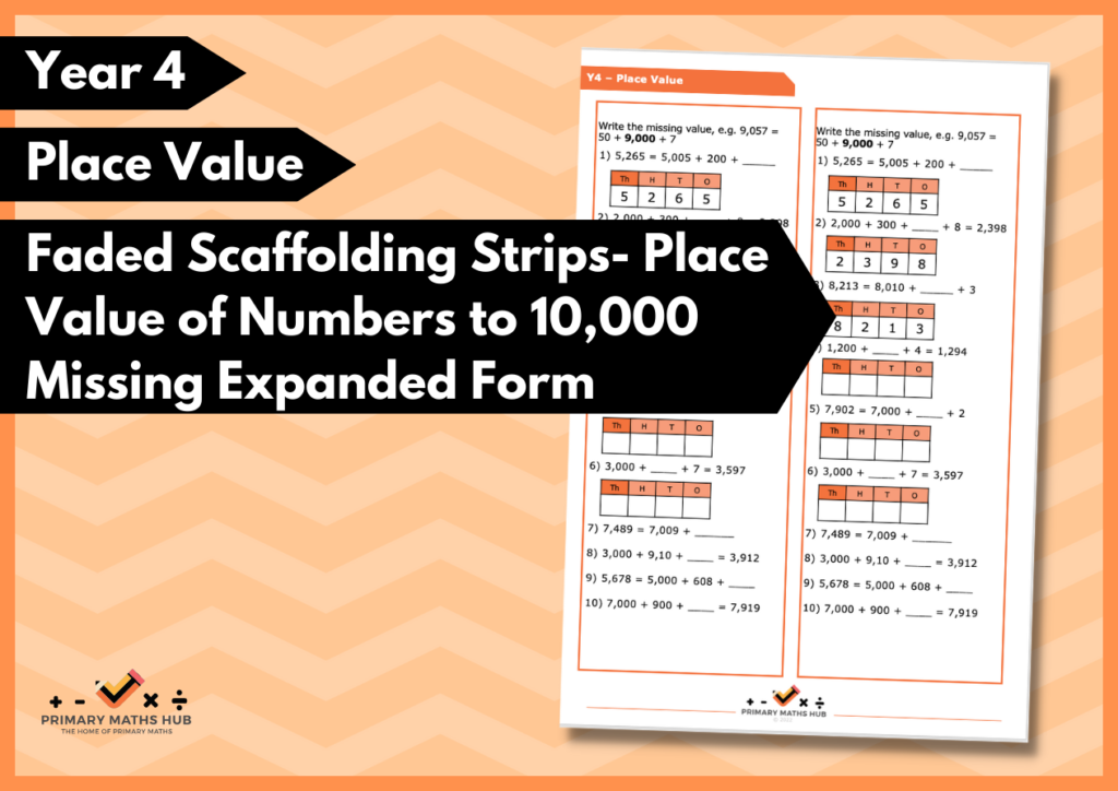 year 4 problem solving place value