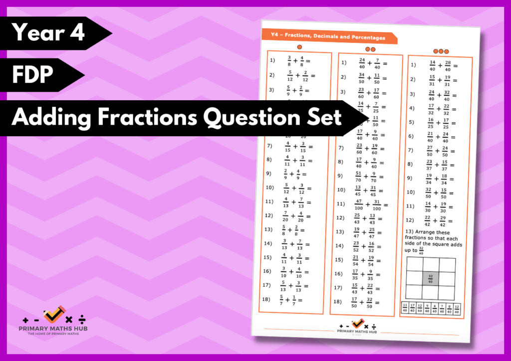 fractions and decimals problem solving year 4