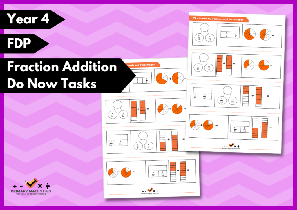 fractions and decimals problem solving year 4