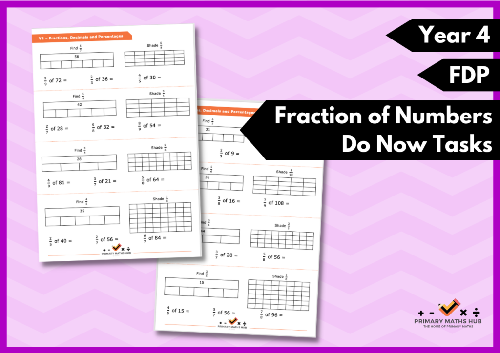 fractions and decimals problem solving year 4