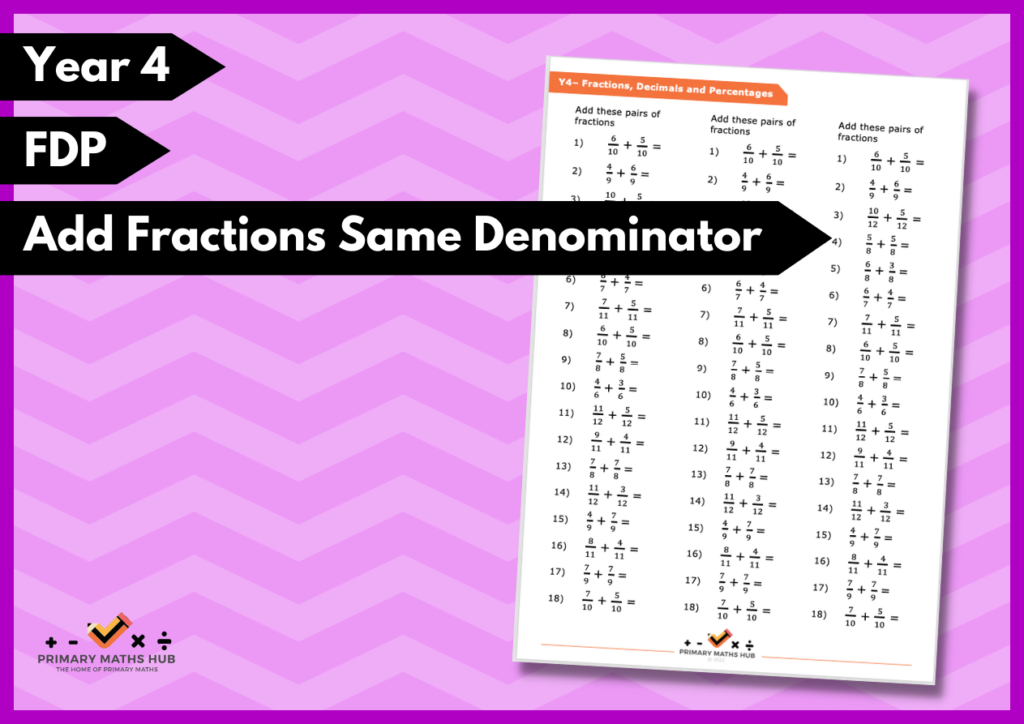 fractions and decimals problem solving year 4