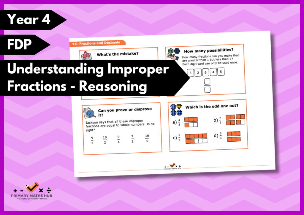 reasoning and problem solving fractions year 4