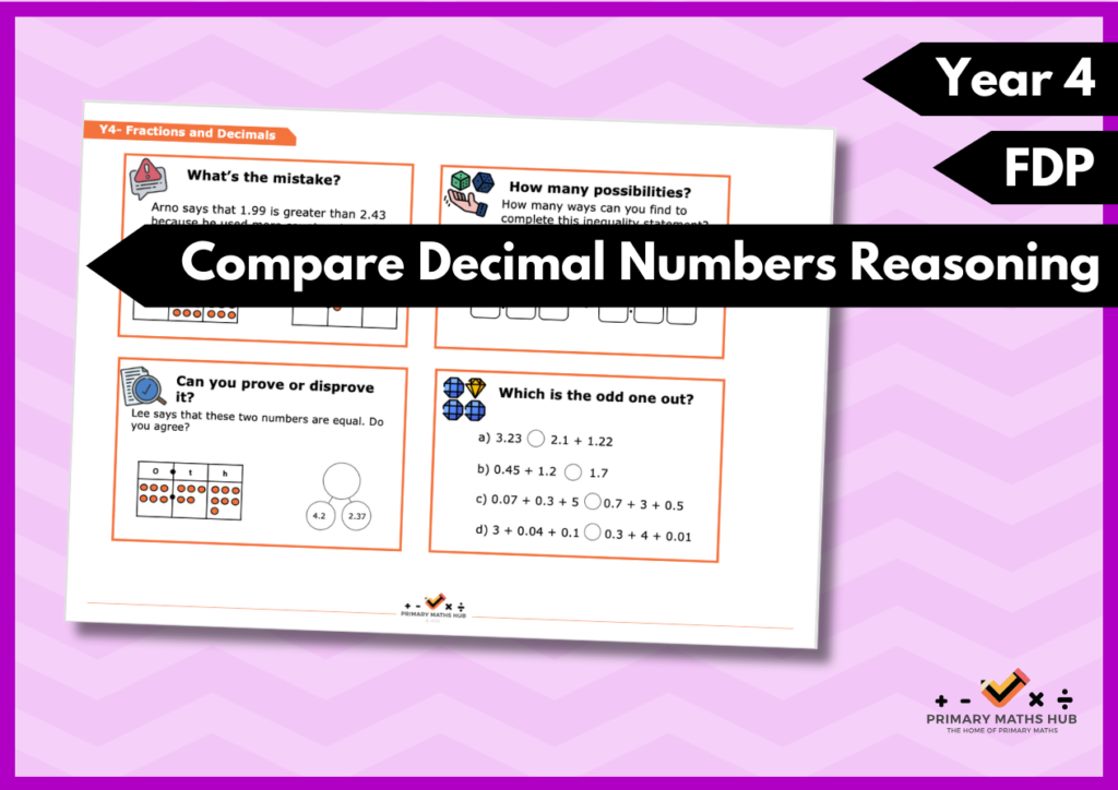 reasoning and problem solving fractions year 4