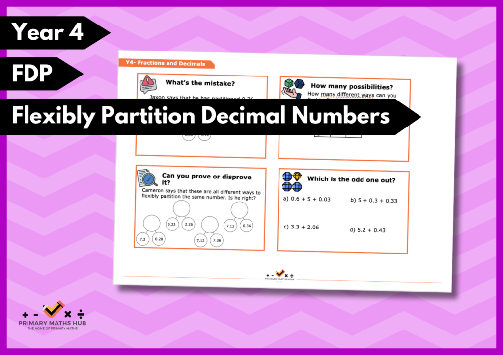 fractions and decimals problem solving year 4