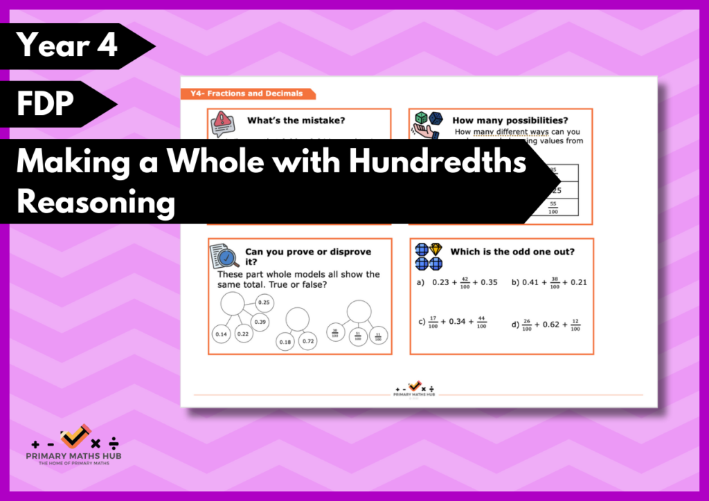 reasoning and problem solving fractions year 4